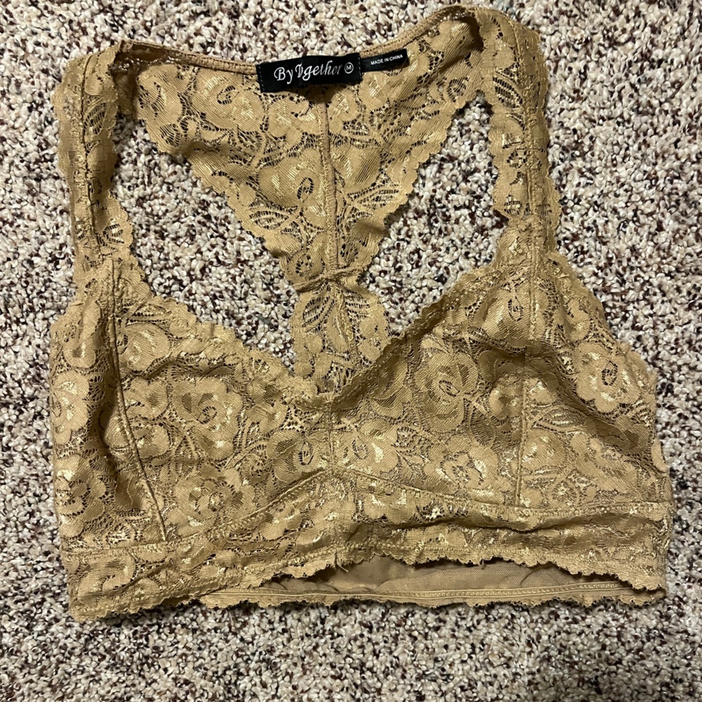 By together gold bralette